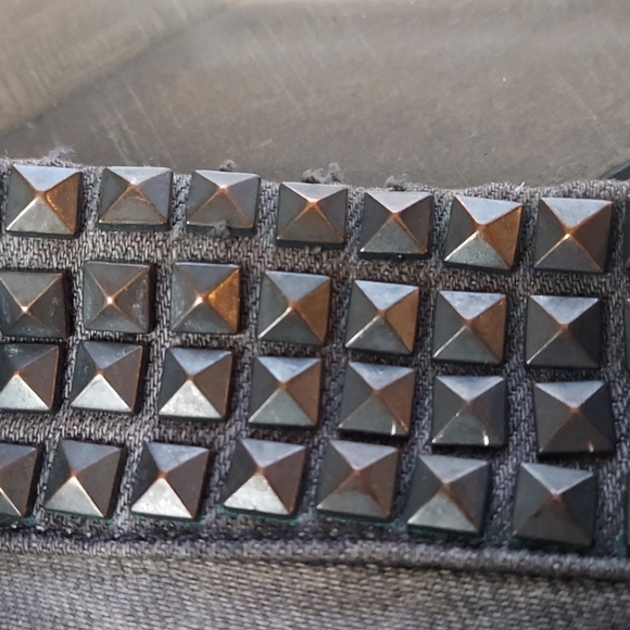 Current/ Elliott Gray Studded Moto Jacket - Picture 9 of 10